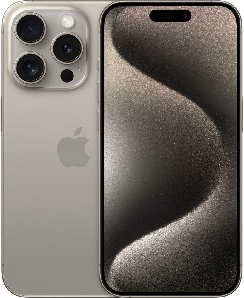 iPhone 15 Pro 128GB Natural Titanium Smartphone Apple 785302407227 Couleur Natural Titanium Capacité de Mémoire 128.0 gb Photo no. 1