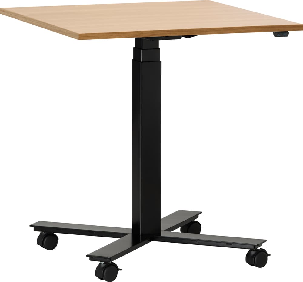 FLEXCUBE Table de conférence réglable en hauteur 401932900000 Dimensions L: 70.0 cm x P: 70.0 cm x H: 66.5 cm Couleur Chêne Photo no. 1