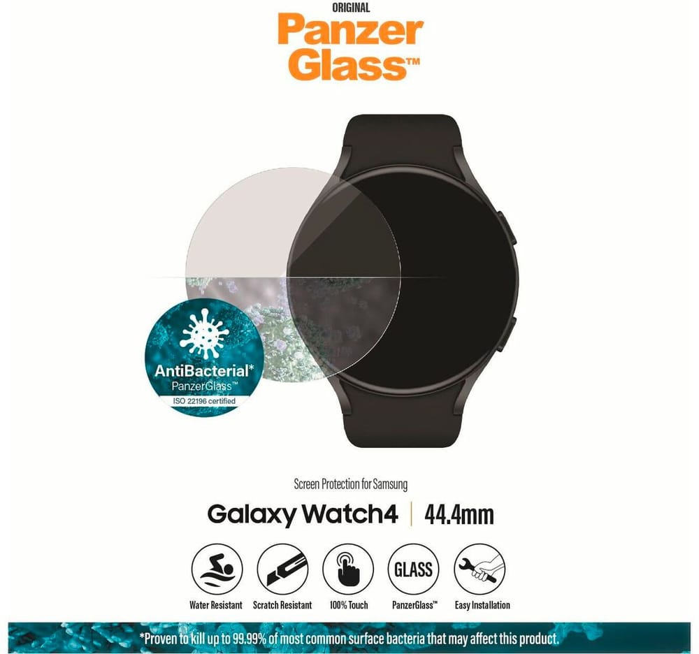 Samsung Galaxy Watch 4 (44.4 mm) Protection d’écran pour montre connectée Panzerglass 785300196557 Photo no. 1