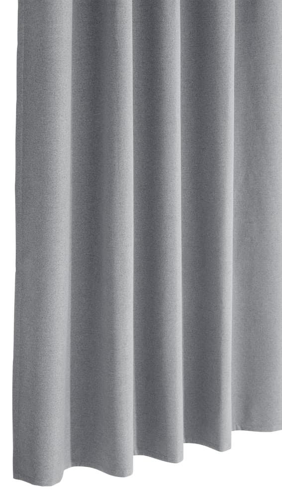 NOCHE Tenda preconfezionata oscurante 432100822080 Colore Grigio Dimensioni L: 150.0 cm x A: 270.0 cm N. figura 1