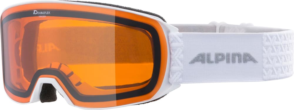 NAKISKA DH Masque de ski Alpina 494998500110 Taille One Size Couleur blanc Photo no. 1