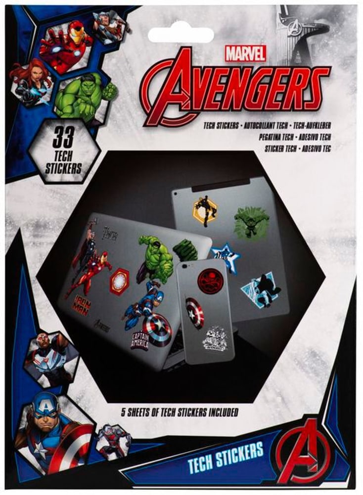 Marvel: Avengers Tech Sticker Merch Pyramid Internationa 785302408114 N. figura 1
