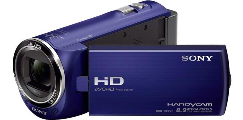 Sony HDR-CX220 HandyCam bleu Sony 95110003543013 No. figura 1