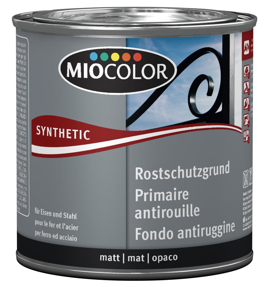 Synthetic Primaire antirouille Gris 375 ml Synthetic Primaire antirouille Miocolor 661443200000 Couleur Gris Contenu 375.0 ml Photo no. 1