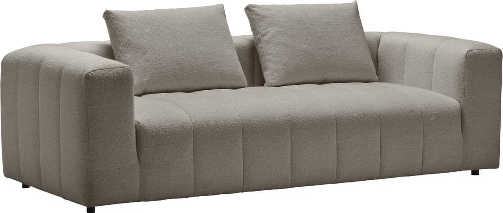 RAYAS 3er-Sofa 405885130380 Grösse B: 237.0 cm x T: 105.0 cm x H: 64.5 cm Farbe Grau Bild Nr. 1