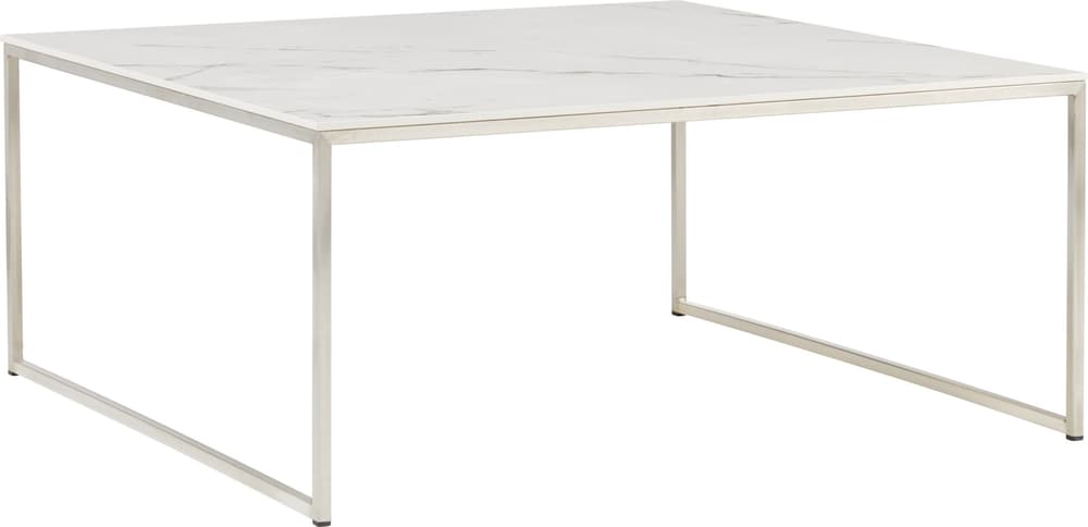 AVO Table basse 402152600000 Dimensions L: 90.0 cm x P: 90.0 cm x H: 39.8 cm Couleur Blanc / Noir Photo no. 1