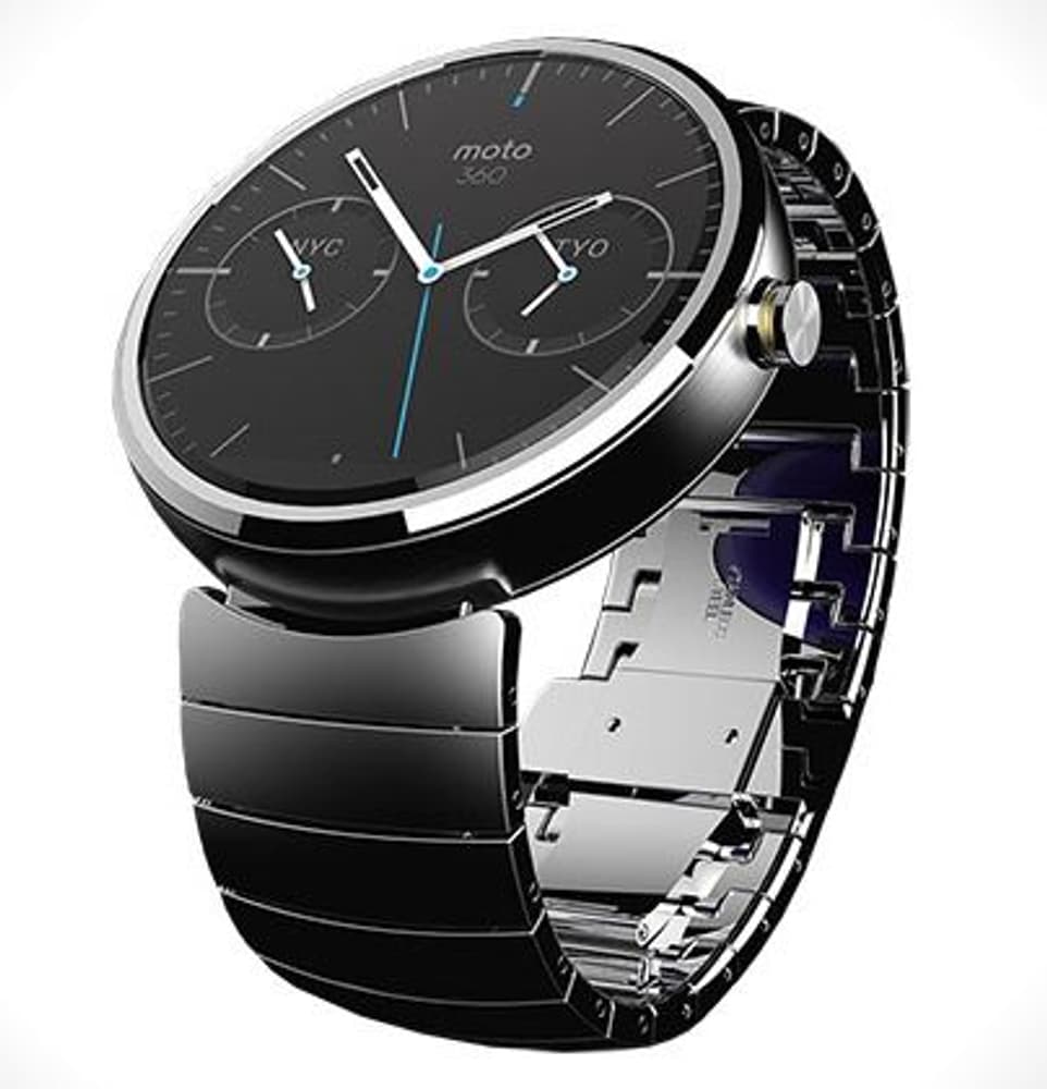 Motorola Moto 360 Smart Watch noir Motorola 95110036323515 Photo n°. 1