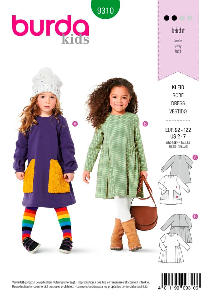 Schnittmuster, Kleid Schnittmuster burda 669700125265 Bild Nr. 1