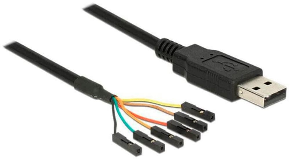 Câble USB 2.0 TTL Seriel 6 Pin (3 V) USB A - Pinheader 1.8 m Câble USB DeLock 785302404712 Photo no. 1