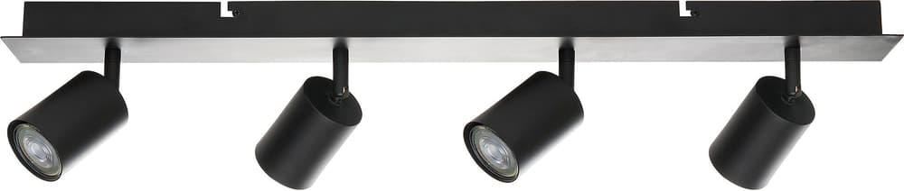 Lampada da soffitto in metallo color nero TIGRIS Plafoniera Beliani 655508900000 N. figura 1