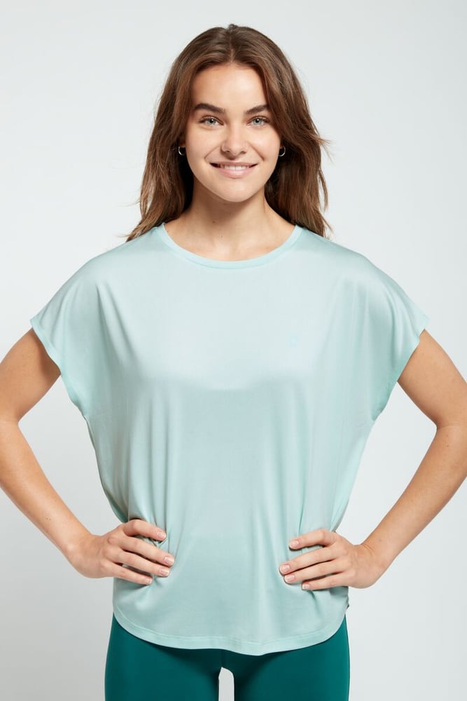 W Shirt SS heather T-shirt Perform 471832004244 Taglie 42 Colore turchese N. figura 1