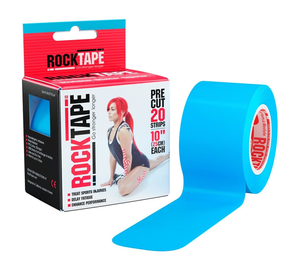 Standard Precut Tape 5cm x 5m Tape Rocktape 470504600040 Grösse Einheitsgrösse Farbe blau Bild-Nr. 1