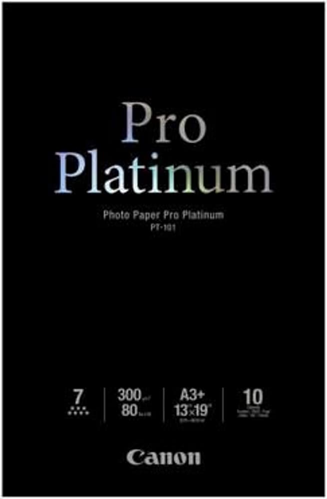 Pro Platinum Photo Paper A3+ PT-101 Carta per foto Canon 798532900000 N. figura 1