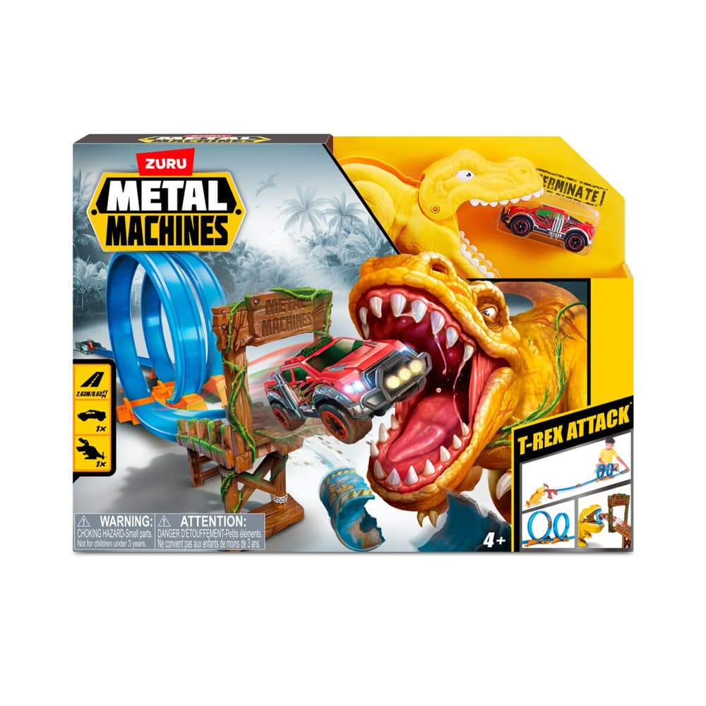 Metal Machines T-Rex Figure giocattolo ZURU METAL MACHINES 748695700000 N. figura 1