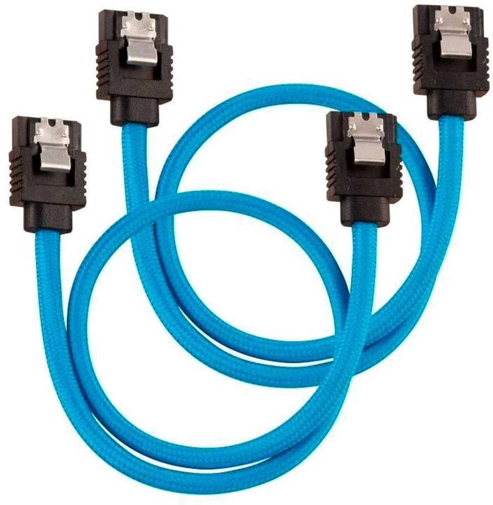 SATA3-Kabel Premium Set Blau 30 cm SATA Kabel Corsair 785300192007 Bild Nr. 1