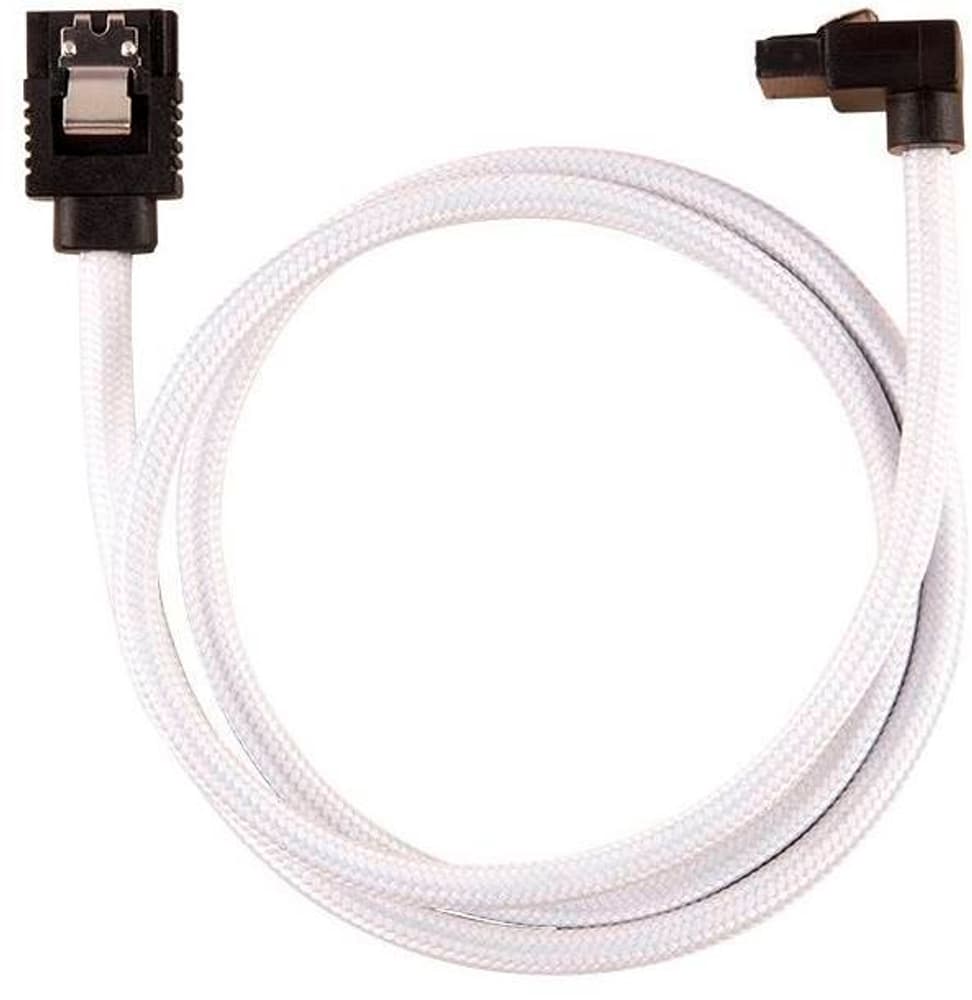 SATA3-Kabel Premium Set Weiss 60 cm gewinkelt Datenkabel intern Corsair 785300192014 Bild Nr. 1