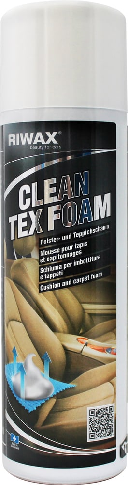Schiuma per imbottiti e tappeti Clean Tex Foam Prodotto detergente Riwax 620121200000 N. figura 1
