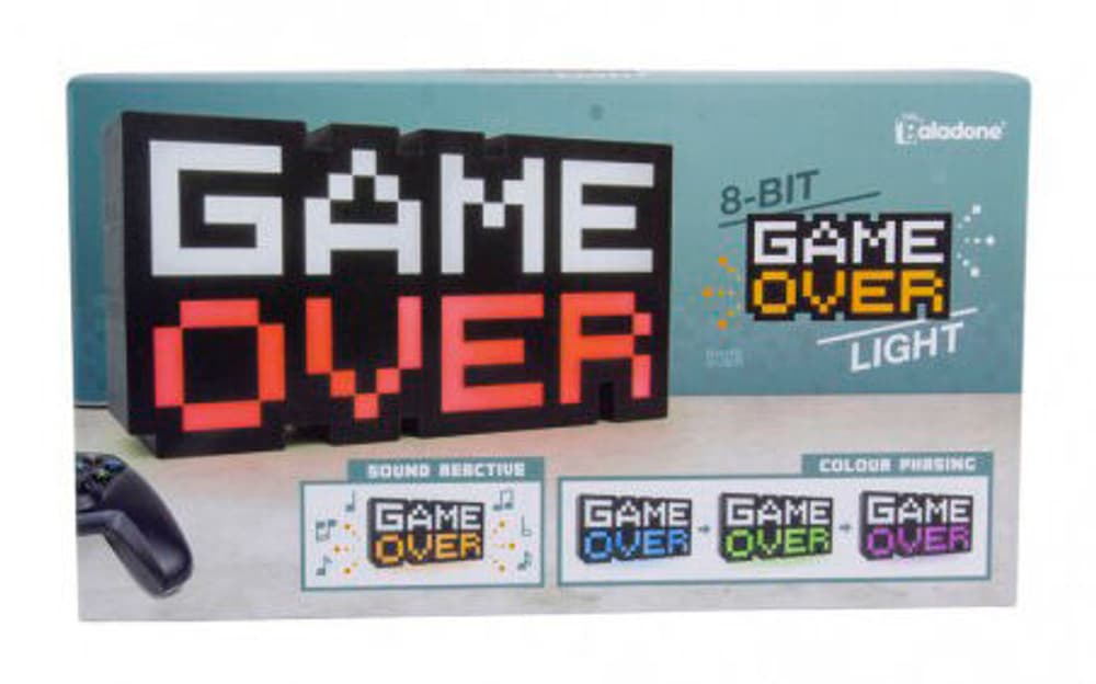 Game Over Lampe Merchandise PALADONE 785700107685 N. figura 1