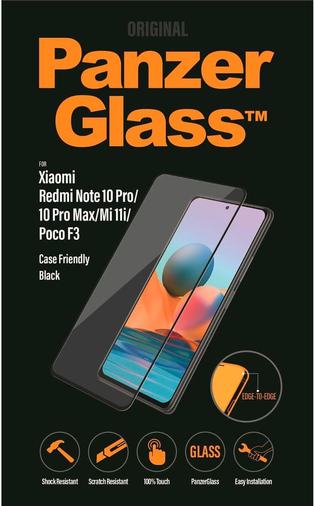 Case Friendly AB Poco X3/Redmi Note 10 Pro Max Protection d’écran pour smartphone Panzerglass 798695800000 Photo no. 1