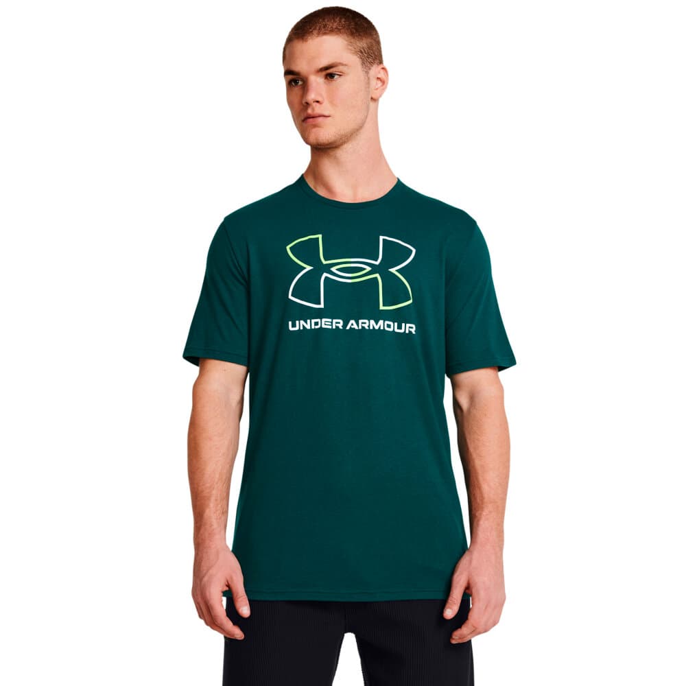 GL Foundation Update SS T-shirt Under Armour 471856900663 Taglie XL Colore verde scuro N. figura 1
