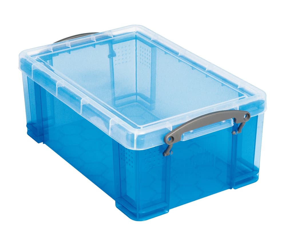 Box di plastica 9L Contenitore Really Useful Box 603732300000 Taglio L: 15.5 cm x L: 25.5 cm x A: 39.5 cm Colore Blu N. figura 1