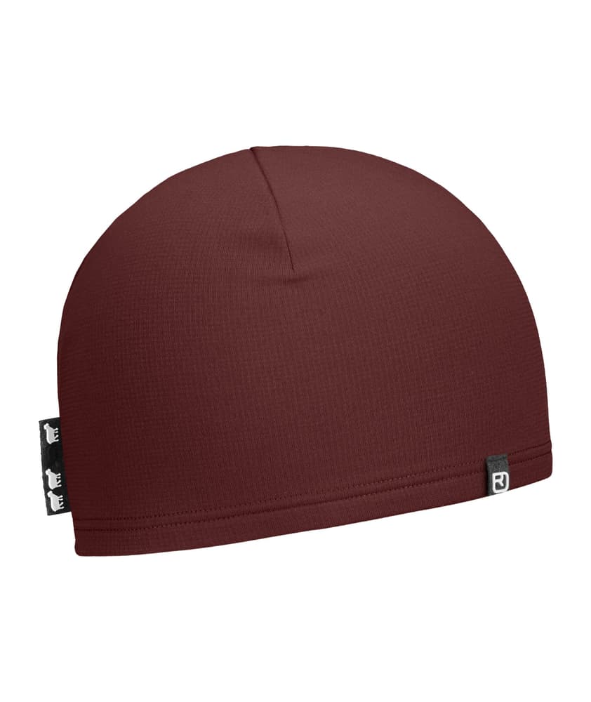 LIGHT FLEECE BEANIE Berretto Ortovox 460552599933 Taglie One Size Colore rosso scuro N. figura 1