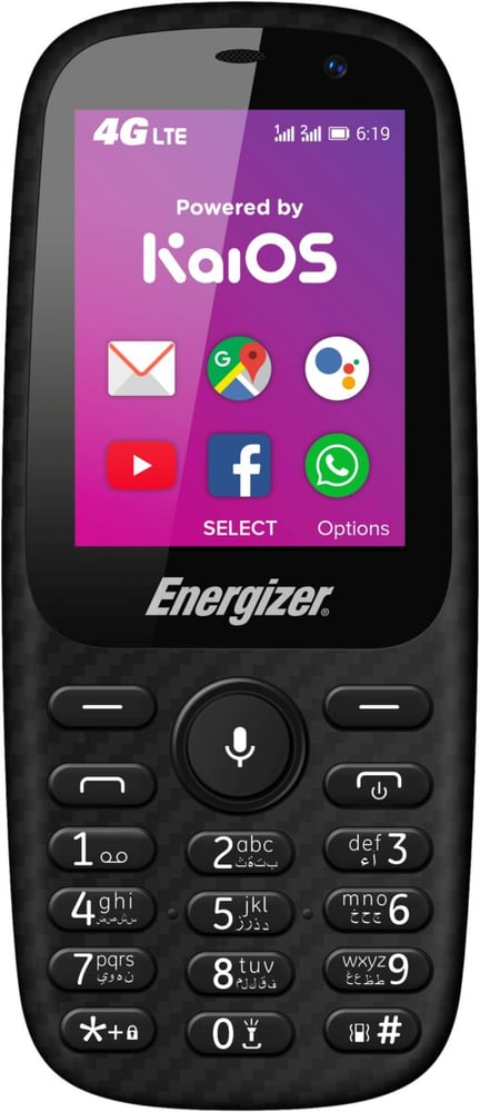 Energy E241S noir Téléphone mobile Energizer 79466070000020 Photo n°. 1