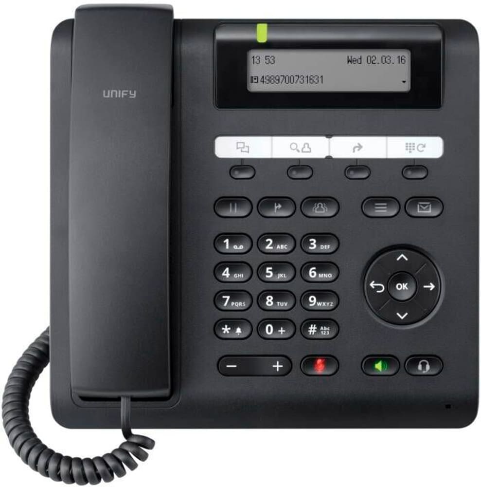 CP205 Nero Telefono fisso UNIFY 785302400895 N. figura 1