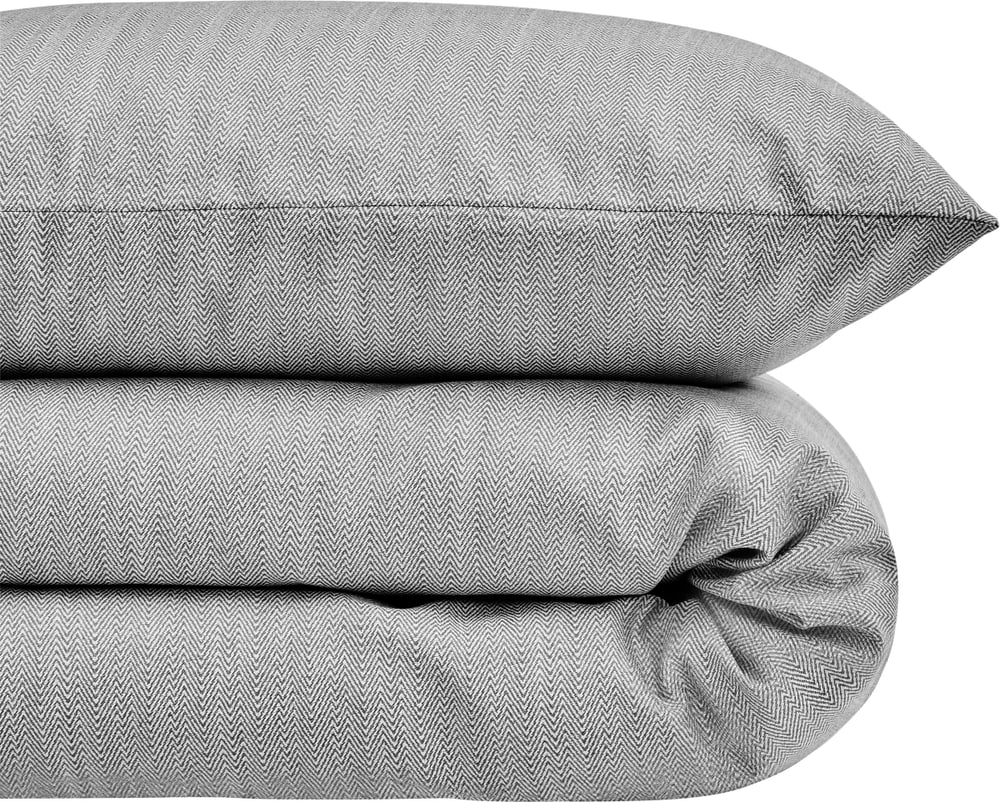 KAITO Housse de coussin en coton 451342010684 Dimensions Taie d'oreiller - 65 x 65 cm Couleur Anthracite Photo no. 1