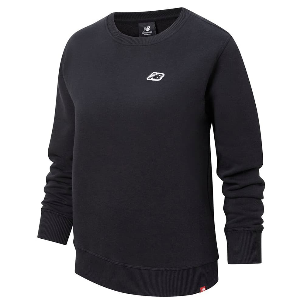 W NB Small Logo Crew Sweat Pullover New Balance 469541600320 Taille S Couleur noir Photo no. 1