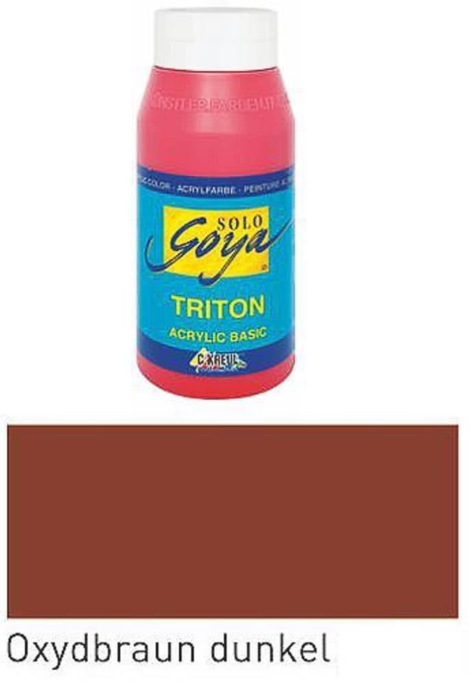 Triton 750ml Colori acrilici C.Kreul 665488700050 Colore OXYDBRAUN N. figura 1