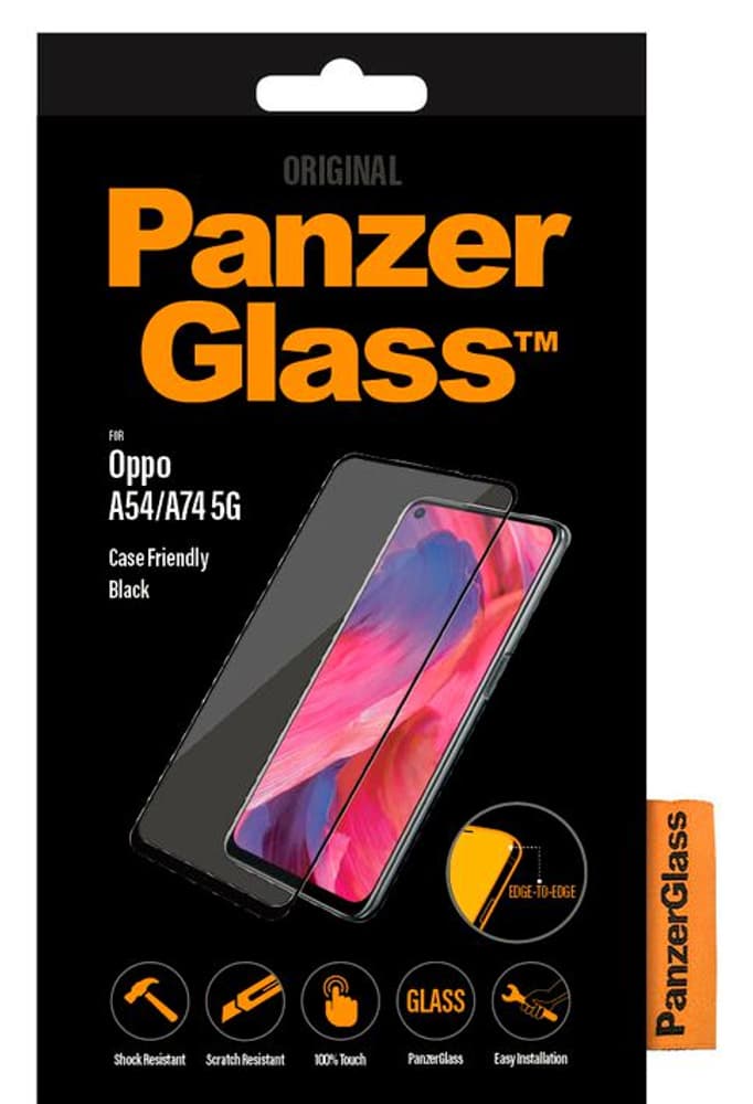 Case Friendly OPPO A54/A74 Smartphone Schutzfolie Panzerglass 798695700000 Bild Nr. 1
