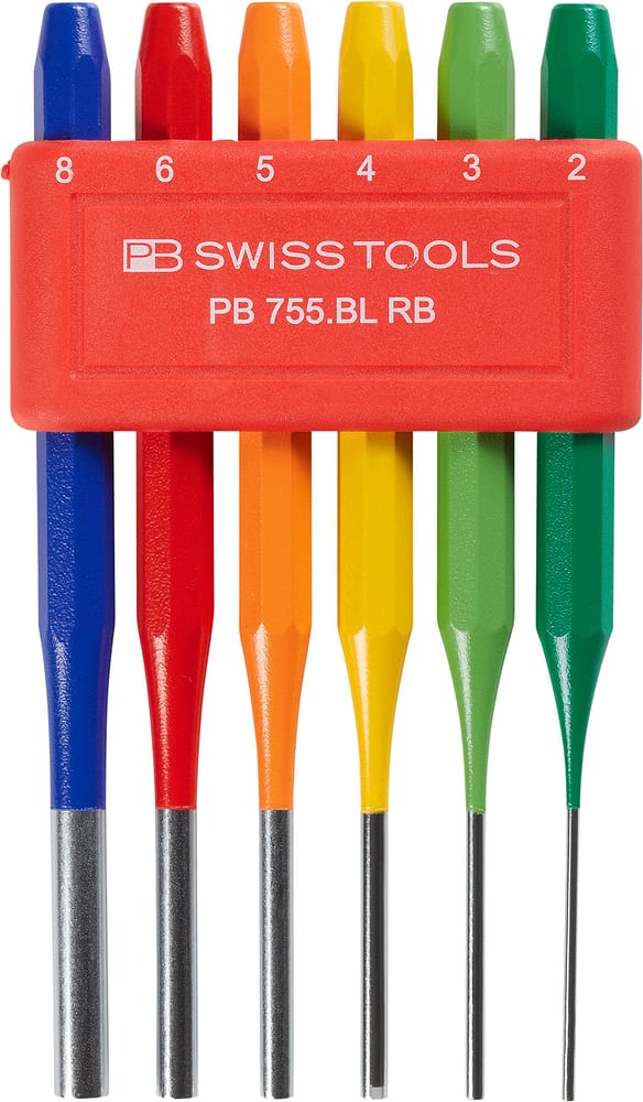 Jeu de chasse-goupilles colorés Chasse-goupilles PB Swiss Tools 602768200000 Photo no. 1