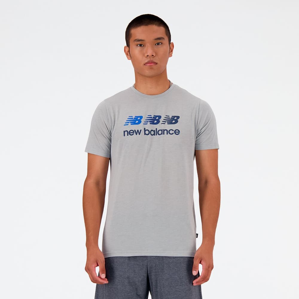 Heathertech Graphic T-Shirt T-Shirt New Balance 474158300781 Grösse XXL Farbe Hellgrau Bild-Nr. 1