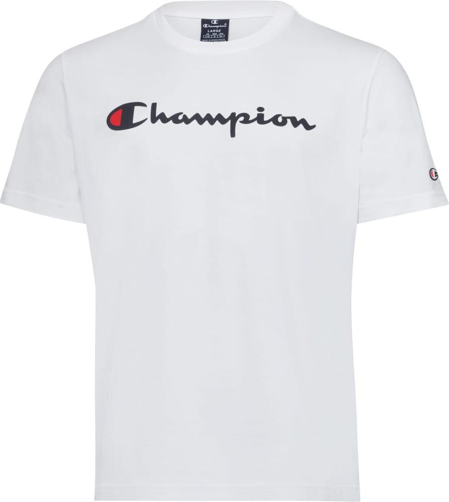 Crewneck Shirt T-shirt Champion 462427100410 Taille M Couleur blanc Photo no. 1