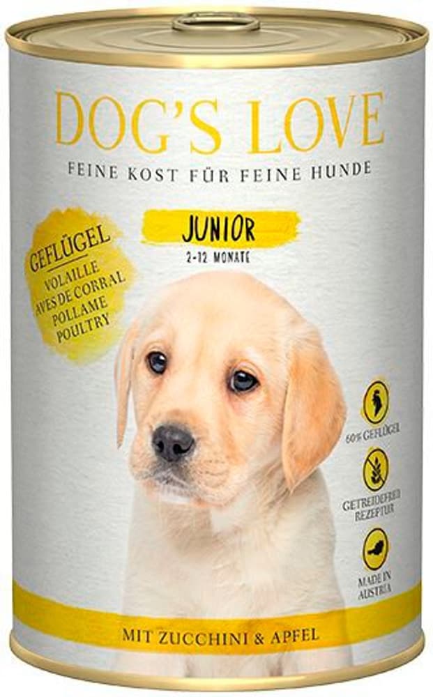 Dogs Love Junior volaille Aliments humides 658758300000 Photo no. 1