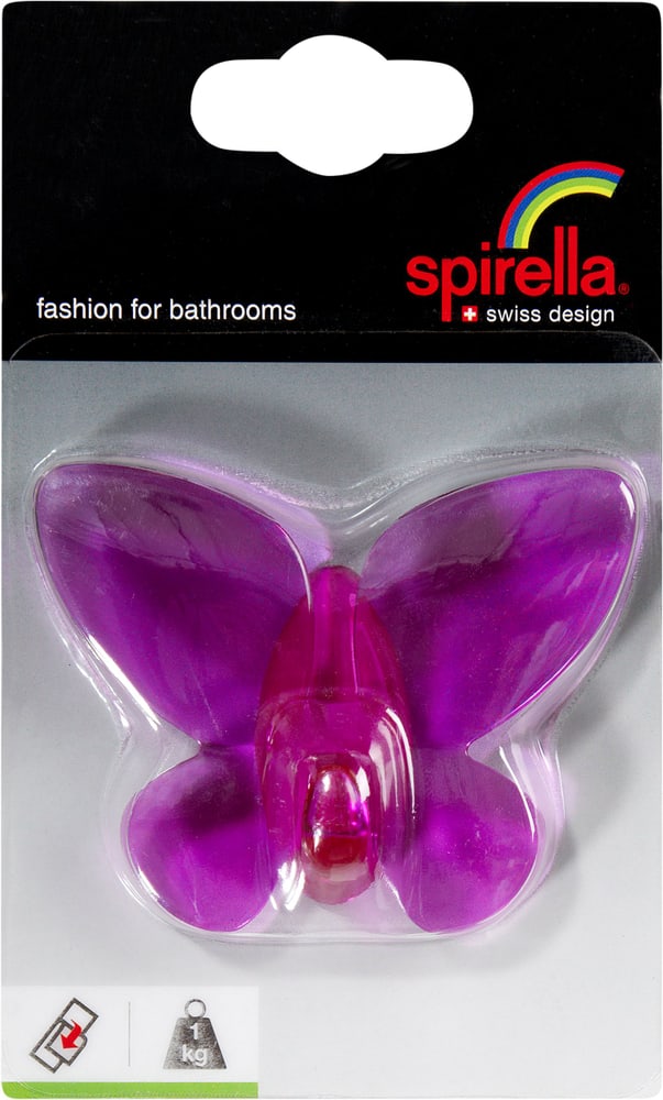 Klebehaken Mariposa spirella 675677100000 Farbe Violett Bild Nr. 1