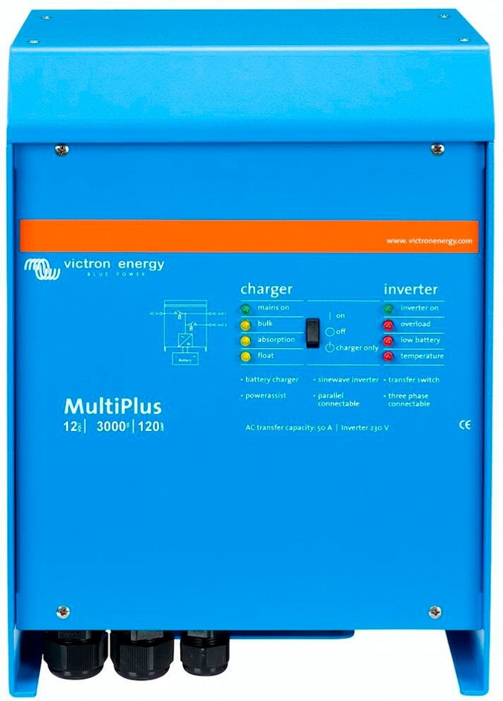 MultiPlus 12/3000/120-16, 2400W, 120A Accessoires solaires Victron Energy 614510000000 Photo no. 1