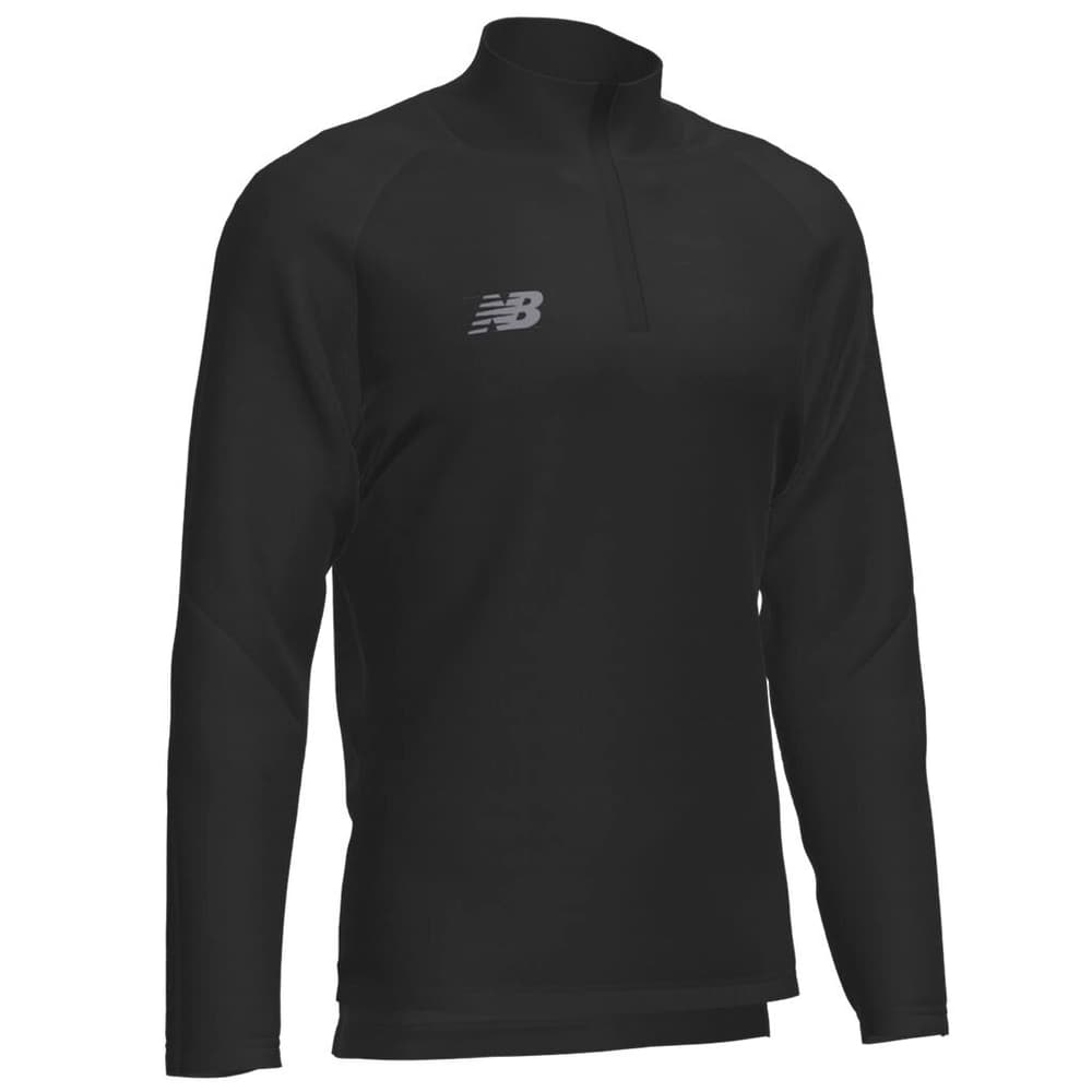 TW Training 1/4 Zip Knitted Midlayer Maillot à manches longues New Balance 469536300720 Taille XXL Couleur noir Photo no. 1
