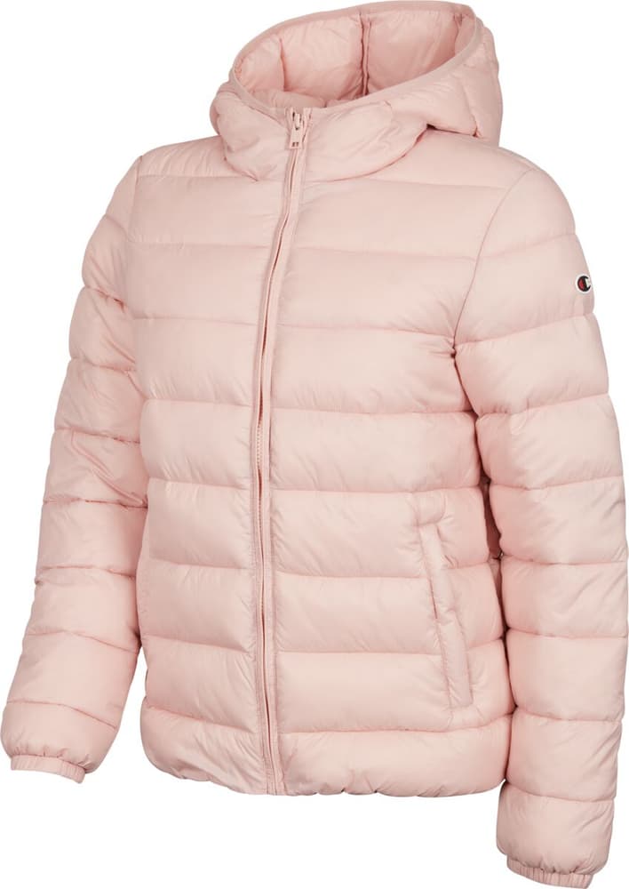 W Hooded Polyfilled Jacket Giacca invernale Champion 462425200639 Taglie XL Colore rosa antico N. figura 1