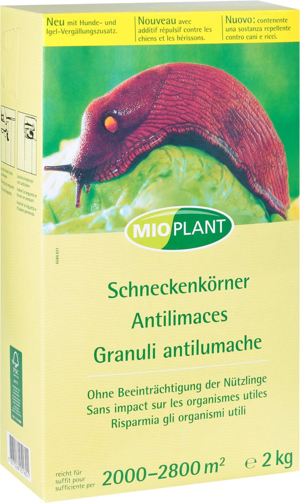 Granuli antilumache, 2 kg Trattamento antilumache Mioplant 658428200000 N. figura 1
