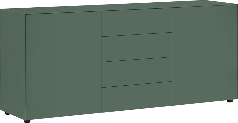 LUX Sideboard 400840800060 Dimensioni L: 180.0 cm x P: 46.0 cm x A: 74.5 cm Colore Verde N. figura 1