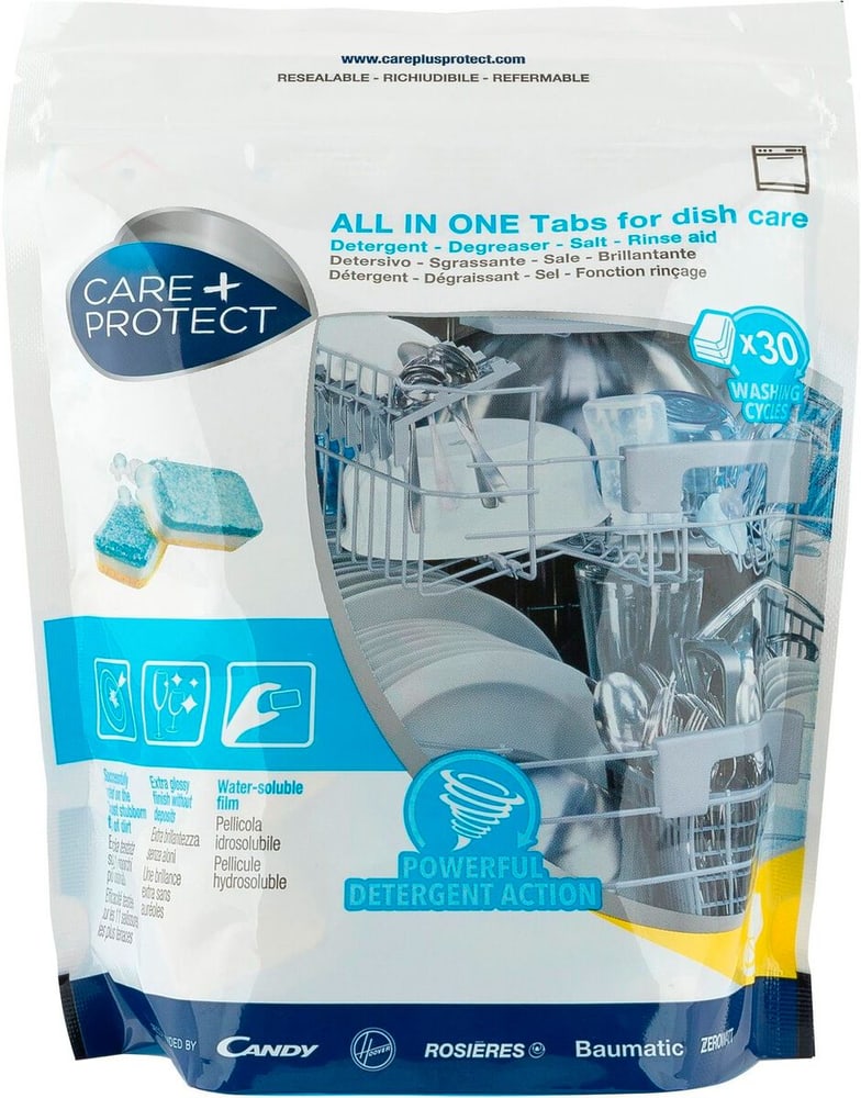 Detersivo per lavastoviglie 18kg Detergente per lavastoviglie Care + Protect 785302425954 N. figura 1