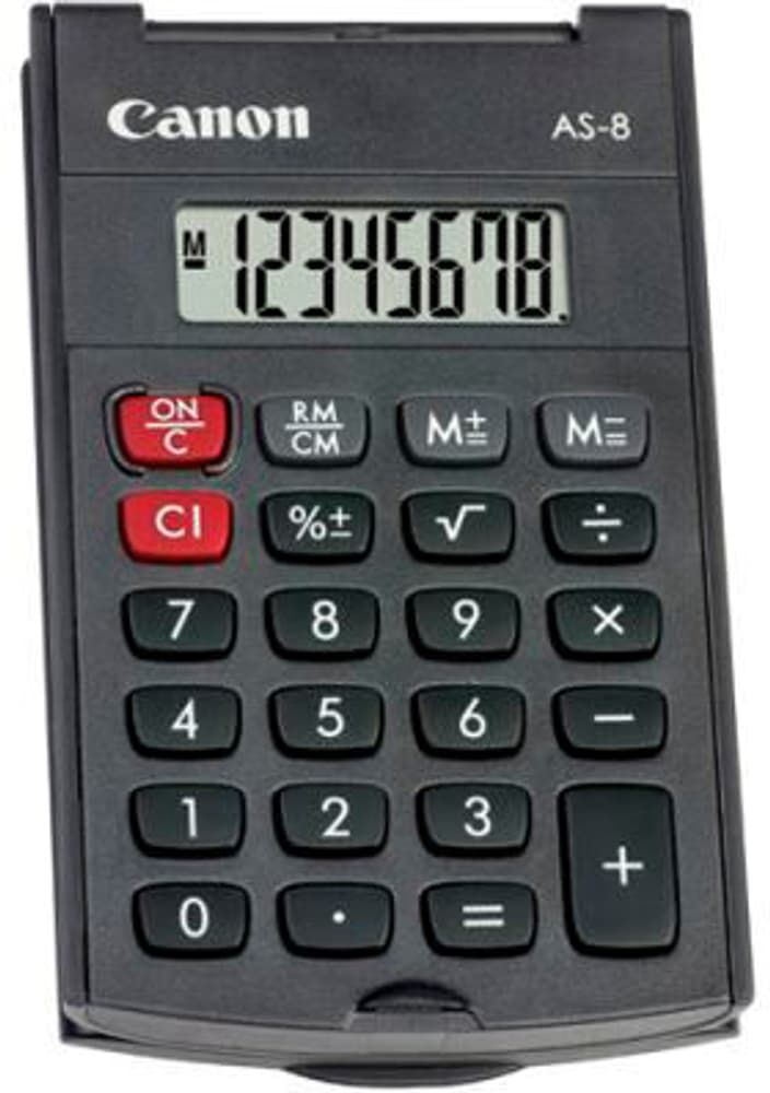 Calculatrice CA-AS8 8-chiffres Calculatrice de poche Canon 785300151132 Photo no. 1