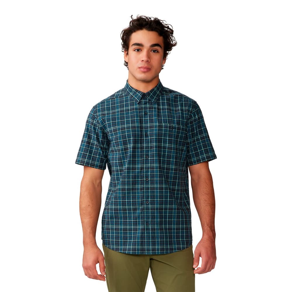 M Big Cottonwood SS Shirt Hemd MOUNTAIN HARDWEAR 474115000622 Grösse XL Farbe dunkelblau Bild-Nr. 1