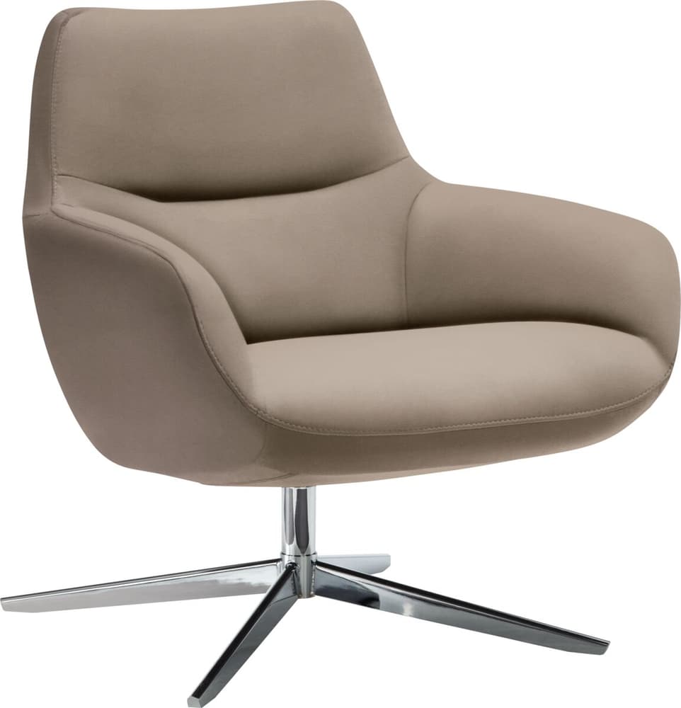 JARLEE Fauteuil 403901207088 Dimensions L: 70.0 cm x P: 76.0 cm x H: 82.0 cm Couleur Gris taupe Photo no. 1