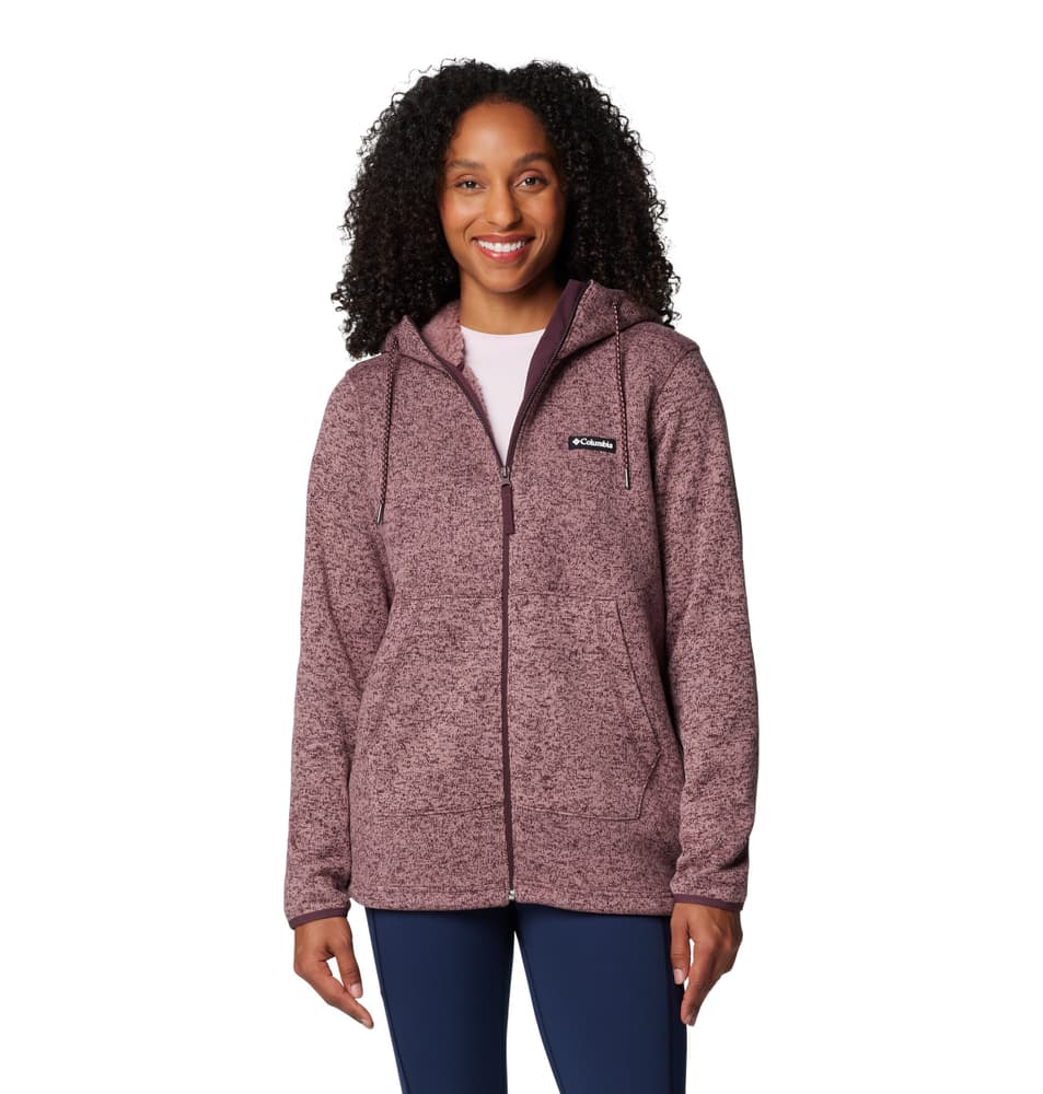 Sweater Weather™ Sherpa Full Zip II Fleecejacke Columbia 468439900628 Grösse XL Farbe aubergine Bild-Nr. 1