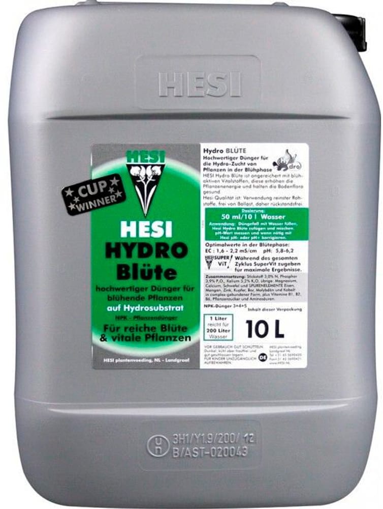 Hydro Blossom 10 litri Fertilizzante liquido Hesi 669700105039 N. figura 1