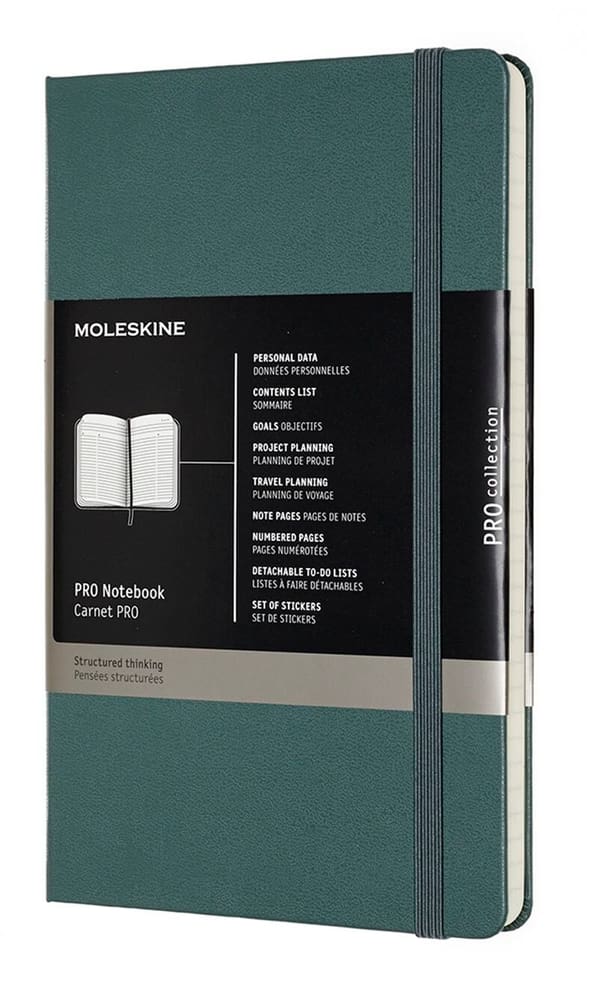 NOTEBOOK PRO VERDE Taccuino Moleskine® 669700124856 N. figura 1