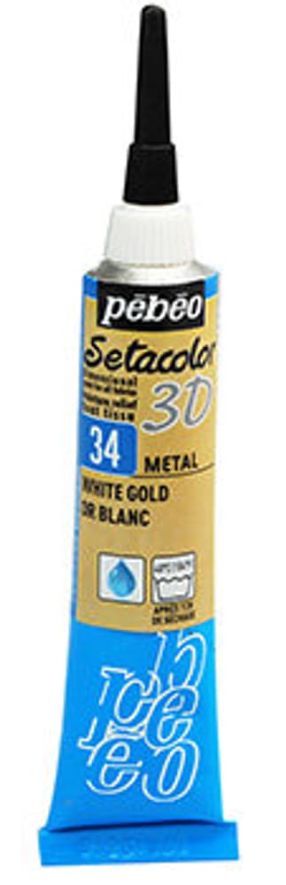 Sétacolor 3D 20ml Metal Couleur textile Pebeo 665469300000 Couleur Or Metal Photo no. 1